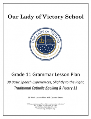 Lesson Plans – Grade 11 Grammar Public Speaking